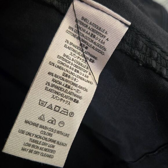 Free People Military Ruffle Hem Jacket Womens SZ M Cotton Grey - Picture 6 of 10